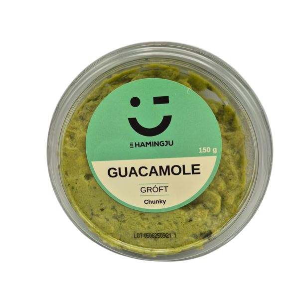Til hamingju Guacamole Gróft – Chunky 48x150g