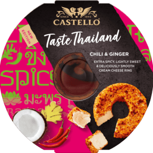 Castello Rjómaostur Taste Thailand Chili og Engifer 10x125g