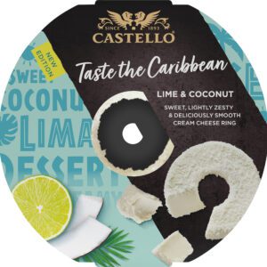 Castello Rjómaostur Taste Caribbean Lime og Kókos 10x125g