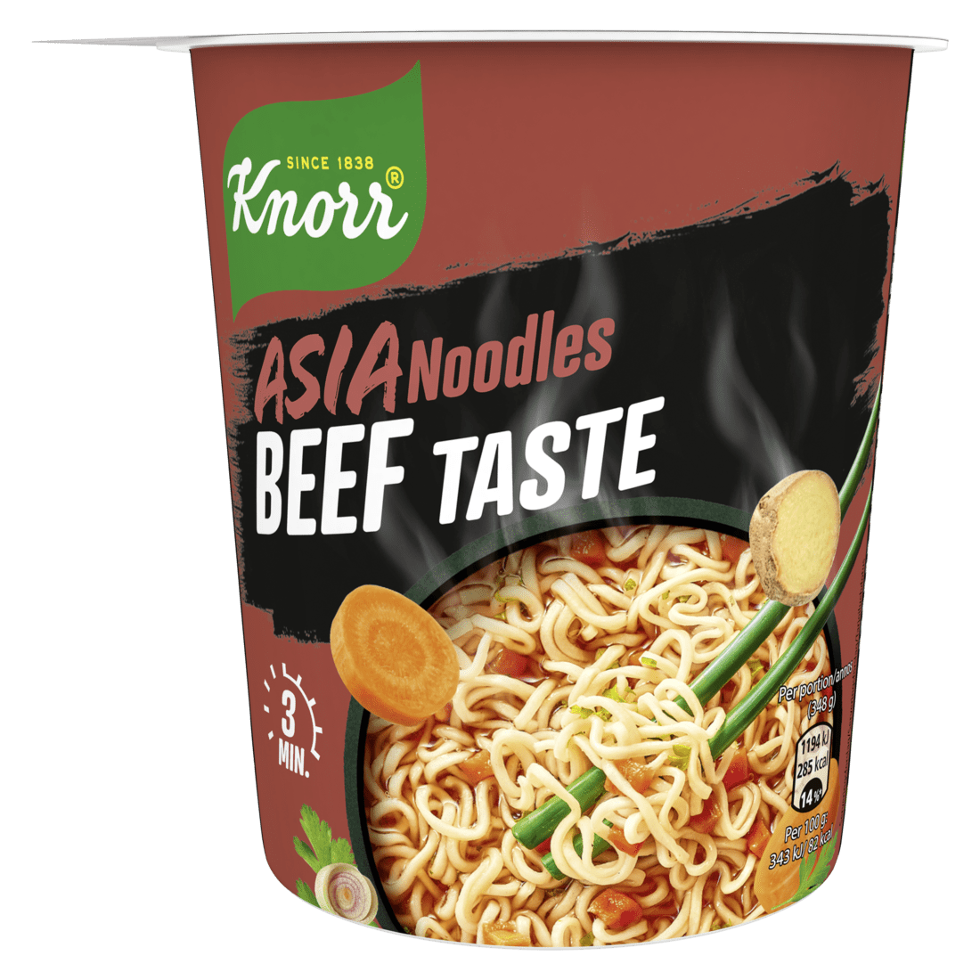 Knorr Asia Noodles Beef 8x63g