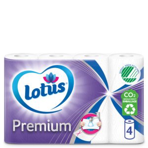 Lotus Premium Eldhúsrúllur 8x4stk
